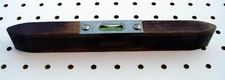 Vintage Stanley Handyman Bubble Level Wood 9" No. H1293 Torpedo Shape USA