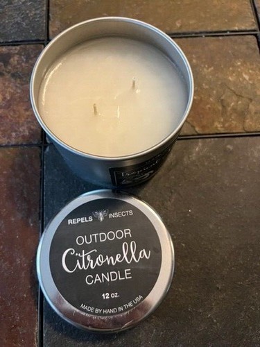 GOLD CANYON Candle TROPICAL MANGO Citronella Rare discontinued NEW - Picture 3 of 3
