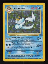 Vaporeon Rare Jungle 12/64 Holo Heavily Played