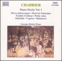 Emmanuel Chabrier - Piano Works Vol. 1 - Cd - F6806Z