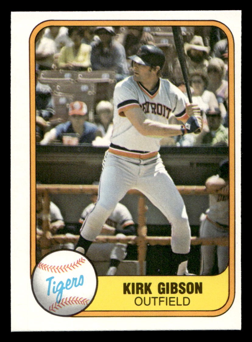 1981 Fleer #481 Kirk Gibson