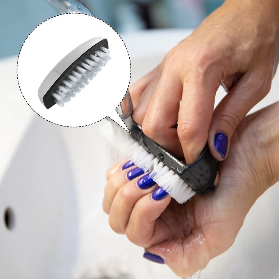 Cleaner Ongles Pinceau De Nettoyage Multifonctionnel Brosses Des - Photo 2/4