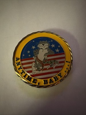 Grumman F-14 Tomcat 1972-2006 Anytime, Baby ...! Navy Challenge Coin