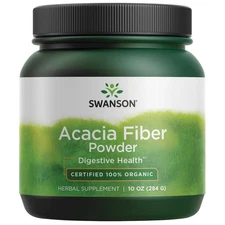 Swanson Acacia Fiber Powder - Certified 100% Organic 10 oz Powder
