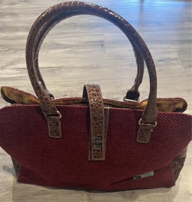 Equipaje de cocodrilo Samantha marrón borgoña Foto 2 de 4