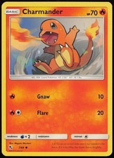 Charmander 7/68 Common Hidden Fates Pokemon Lightly Played