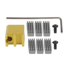 Bambu Nozzle Brush & Cleaner Kit Aluminum Mount Compatible with Bambu Lab P1P/P1