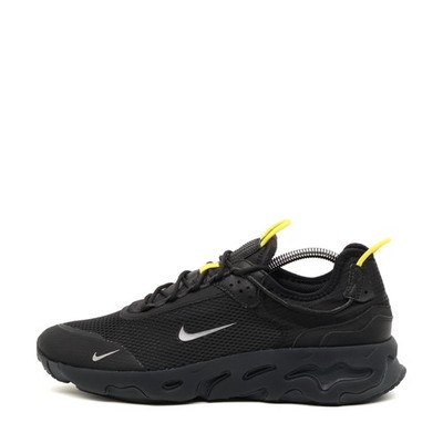 Nike Herren React Vision Schuh Schwarz Gelb Mesh Atmungsaktiv Sneaker EU 44