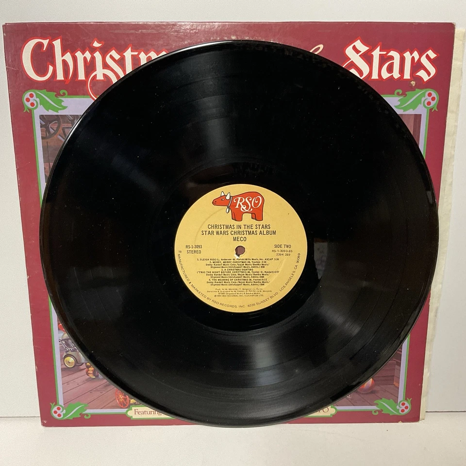 Star Wars Christmas In The Stars Holiday Album LP RSO Meco!! - Image 4 of 4