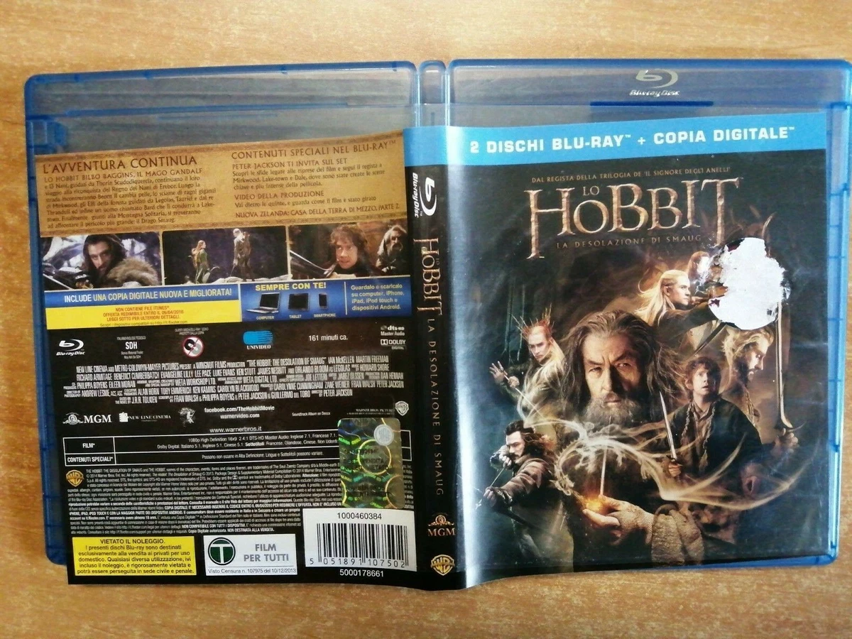 El Hobbit La Desolación De Smaug - Blu-Ray 2 Discos (5712) Mago Ganda