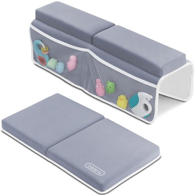Bath Kneeler and Elbow Rest Pad Set - 1.5'' Comfortable Baby Bath Kneeler Pad...