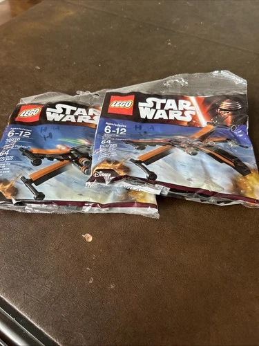 LEGO STAR WARS 30278 X 2 POE'S X-WING FIGHTER NEW SEALED - 2 Sets