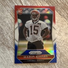 Panini Prizm 2015 Rookie Mario Alford Red White Blue #266 Bengals Football Card