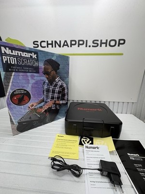 Numark PT01 Scratch   Portabler DJ Plattenspieler / Turntable