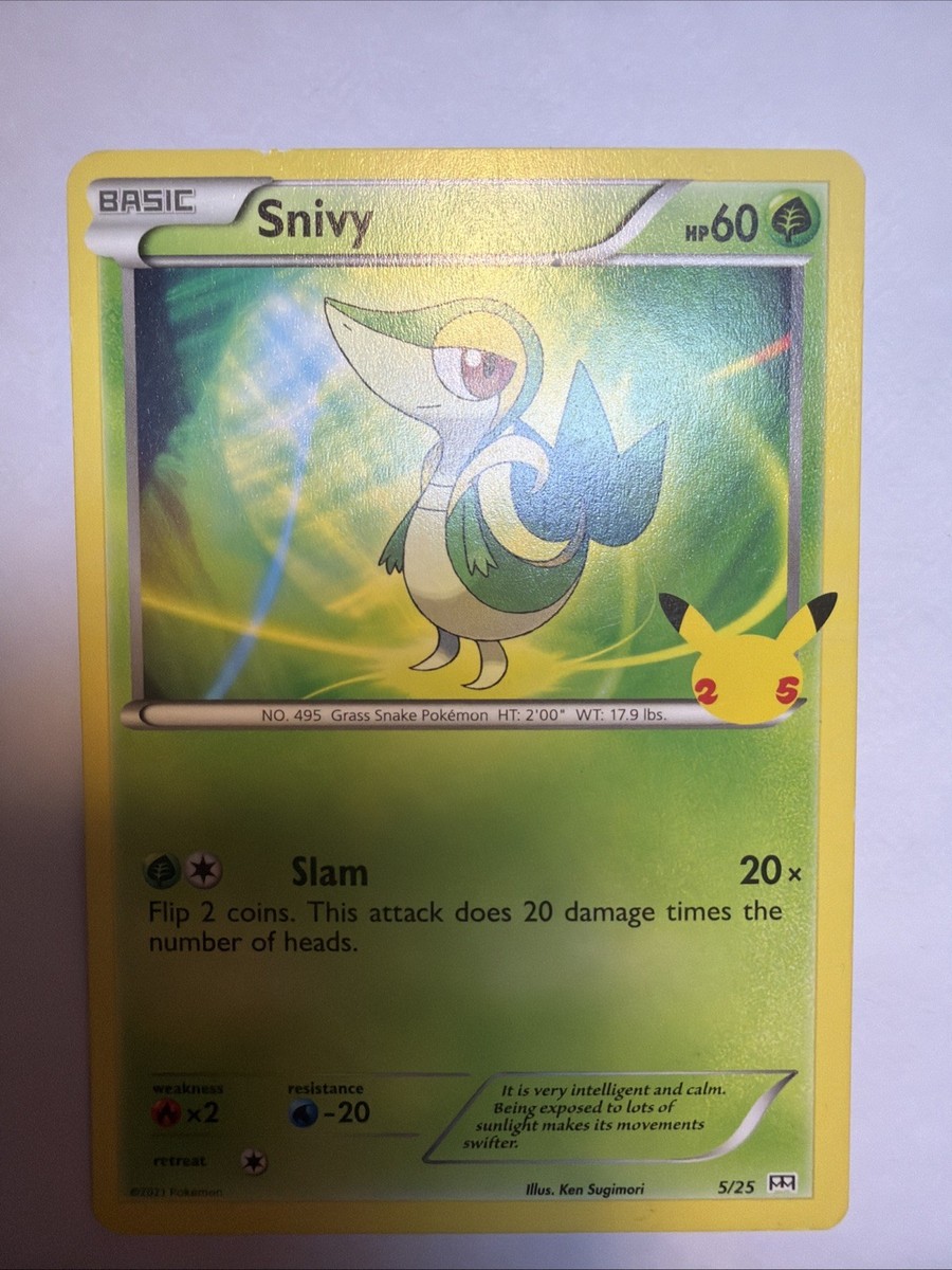 snivy pokemon card mcdonalds McDonald's Pokemon Card