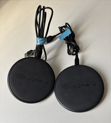 Anker 313 PowerWave Pad Wireless Charger 10W Max Qi Fast Charging Black QTY OF 2