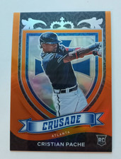 2021 Panini Chronicles Crusade Cristian Pache Rookie #d 08/17 Atlanta Braves #25
