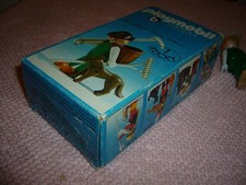 Lot Playmobil Vintage Médiéval - Paysans, Veau, Chien, Chariot - 1978 - Occasion