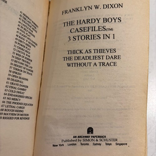 7x The Hardy Boys - Paperback Books - Franklin W Dixon - Vintage - Picture 18 of 23