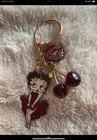 Betty Boop Cherry Lips Key Ring Bag Charm