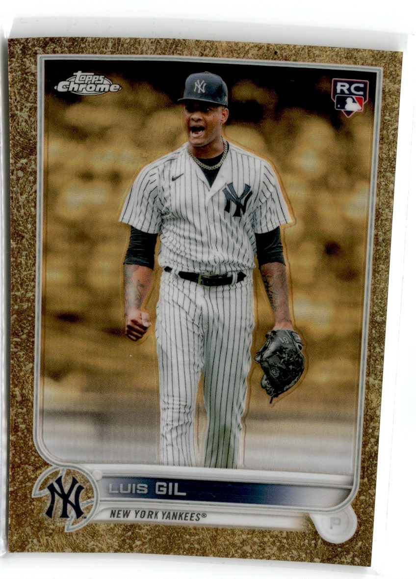 2022 TOPPS GILDED COLLECTION LUIS GIL RC 07/99 NEW YORK YANKEES #4