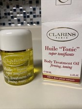 Clarins Huile Tonic Body Treatment Oil 3.5 Oz Original Formula Vintage