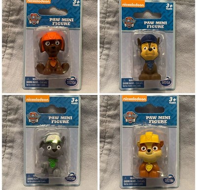 NEW Set of 4 - Nickelodeon Paw Patrol Mini Figures Cake Toppers - Spin Master