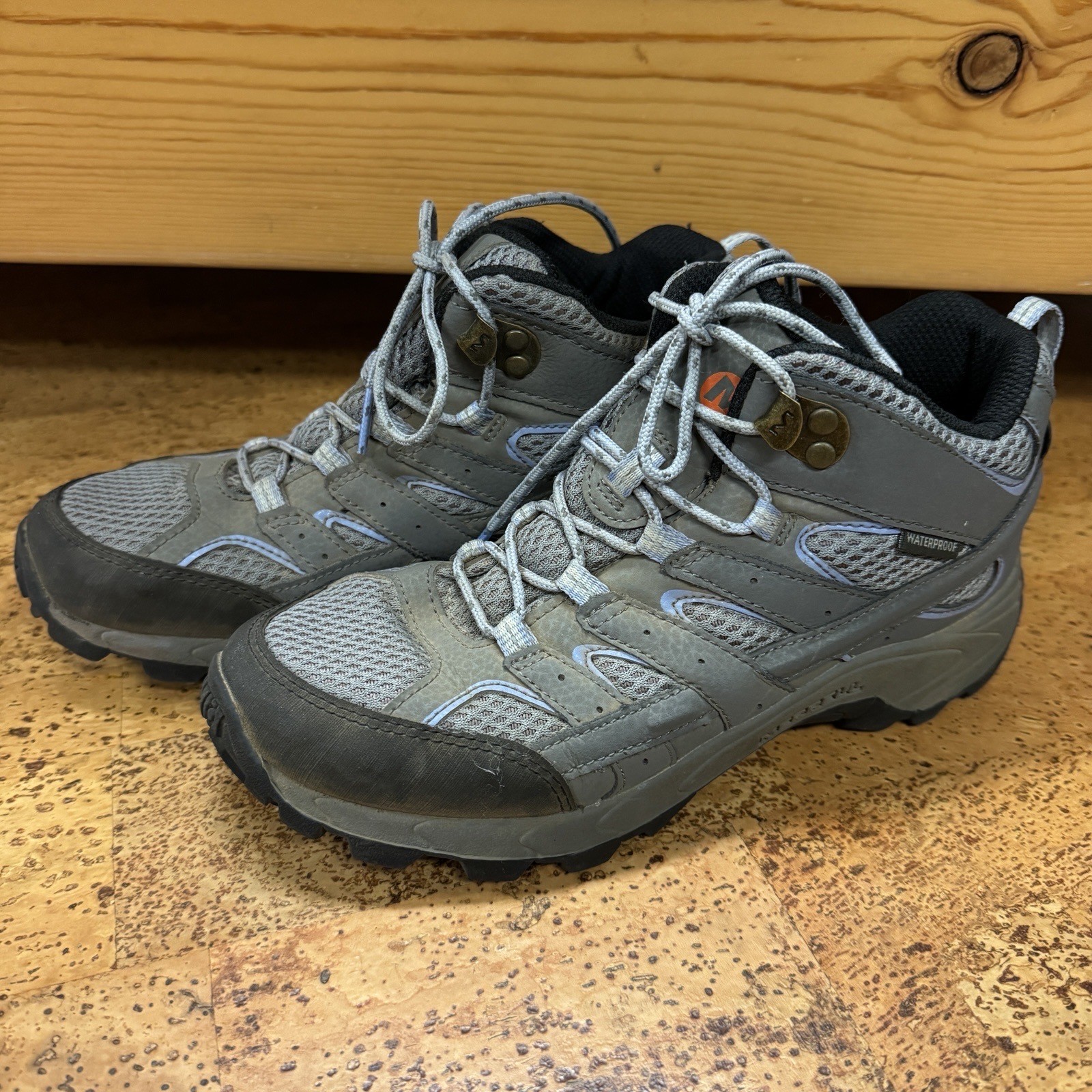 Merrell Moab 2 Mid scarponi da trekking donna 4 (EU 35) scarpe grigio pelle impermeabili