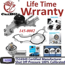 Water Pump w/Gasket and Thermostat Housing fits Dodge Durango 3.6L V6 2011-2023