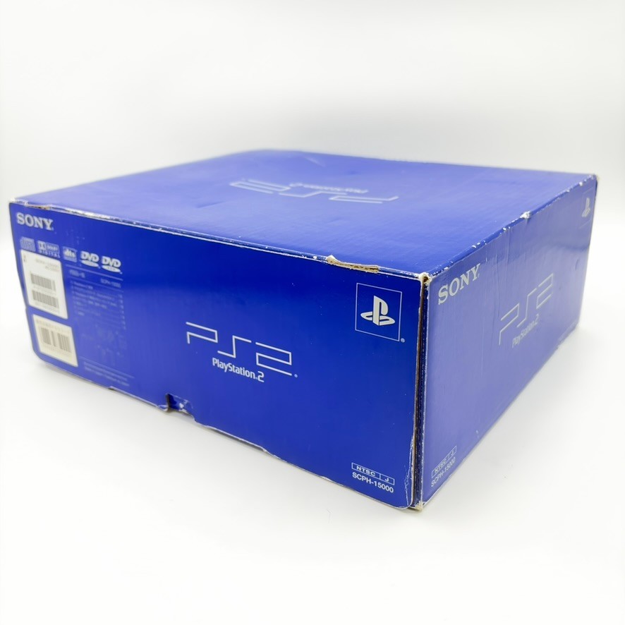 SONY PlayStation 2 PS2 SCPH-15000 Black Console Launch Edition
