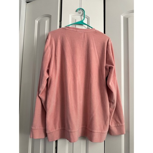 FARM Rio A Brasileira Pink Velour Pullover Sweatshirt Women's Size S - Picture 4 of 6