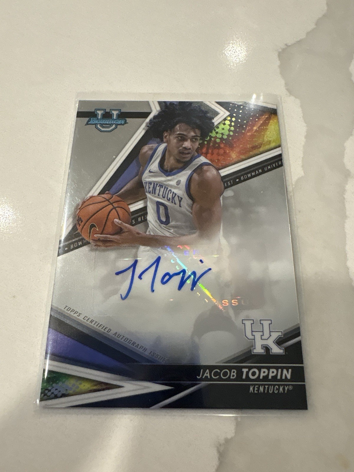 2022-23 Bowman University Best - Best of 2022-23 Autographs Jacob Toppin #BOA-JT