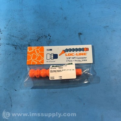 McMaster-Carr 10095K32 Pack of 4 Loc-Line 3/8'' NPT Connector FNFP