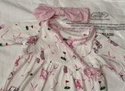 New MUD PIE Golf Newborn Take Me Home Set Pink Girls Gown Sleeper 0-3 Months — photo 9