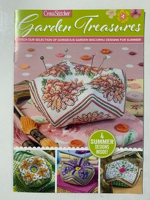 Garden Treasures - Biscornu - Kreuzstichkarte Heft von Susan Penny
