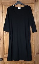 Mamalicious black jersey maternity dress M