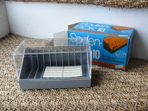 Stocko : boite de stockage pour 10 bobines de film de 15 mètres