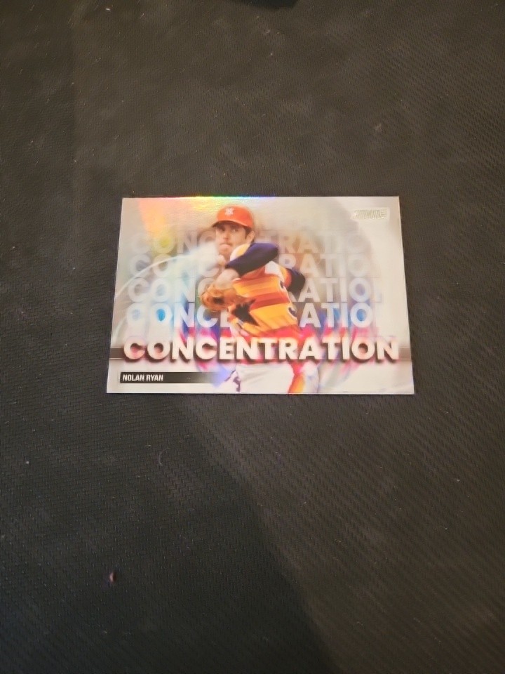 Nolan Ryan Stadium Club Chrome C-8 Concentration Insert Astros 🔥⚾