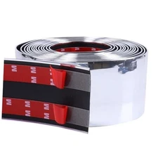 2"(50mm) Automotive Chrome Trim Molding 10FT Heavy Duty 10Feet Chrome Silver