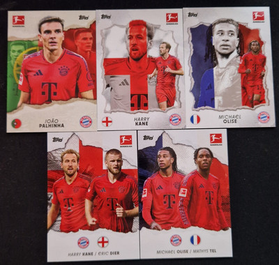 Topps International Stars 2024/25 Bayern Lot Alle Base Karten 