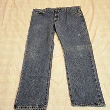 Vtg 90's LL Bean Double L Blue Denim Jeans Men's Size 46 × 31 Made In USA