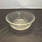 Vintage PYREX #465 3 Ring-Fluted Edge Clear Glass Berry Bowl 5”, 1 Pint,Lot Of 4