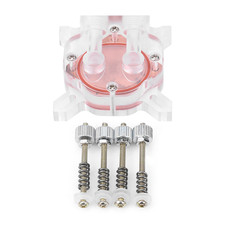 Computer GPU Water Cooler Cooling Block Waterblock Red Copper Base POM Cover XD