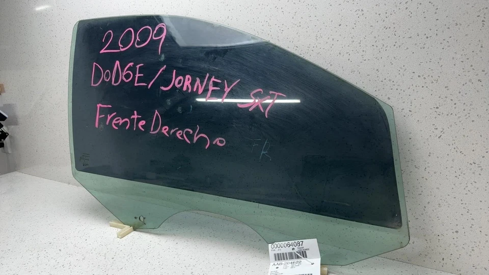2009-2020 DODGE JOURNEY Front Door Glass/window Dodge Right Foto 2 de 4