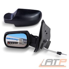 AUßENSPIEGEL SPIEGEL LINKS KONVEX MANUELL SCHWARZ FÜR FORD FUSION JU 2002-