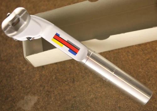 Vintage Italian Miche Gipiemme aero seatpost pillar 26.4 Fixedgear Look Mondrian
