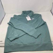 Nike Sportswear Club Fleece Women  s 1/2-Zip Sweatshirt - Cannon/White Teal - S