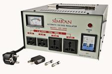 Simran 3000 Watts Heavy Duty 110V/220V/240V Voltage Transformer Converter with B