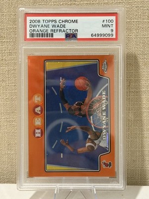 2008-09 Topps Chrome - Dwyane Wade #100 Orange Refractor /499