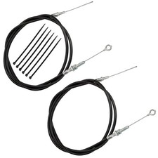 2 PCS Universal Throttle Cable 63 Inch Inner Wire 71 Inch For Manco Go Kart